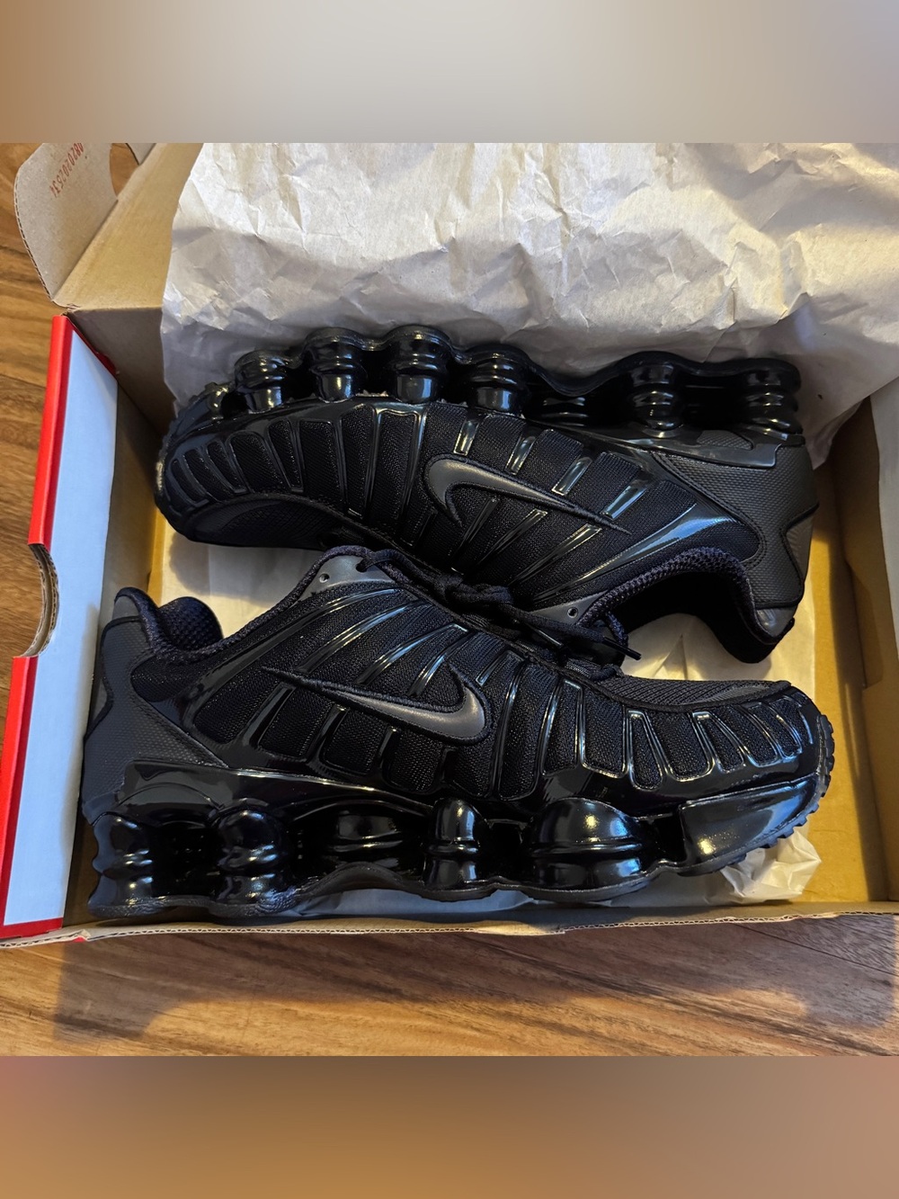Nike Men’s Black Athletic Shox Running Sneakers